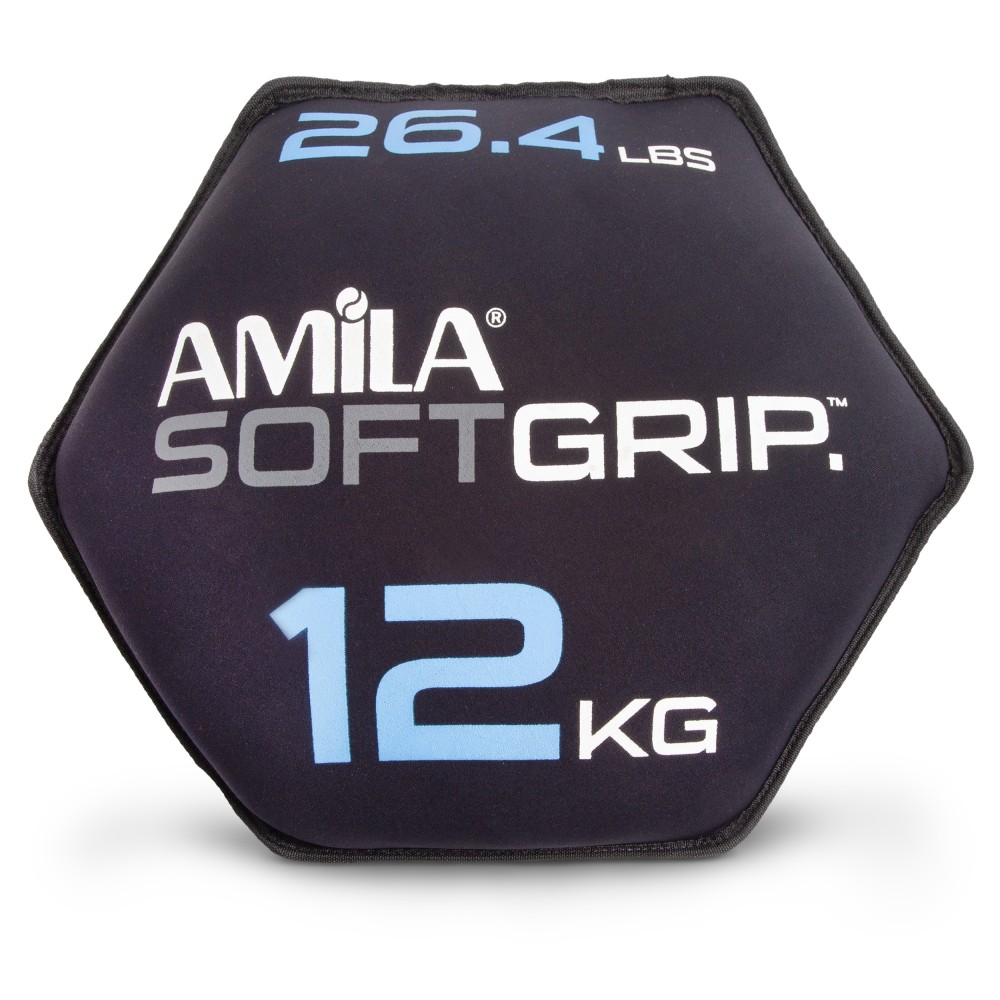 Δίσκος Βαρίδιο Soft Grip 12Kg 90756 Amila