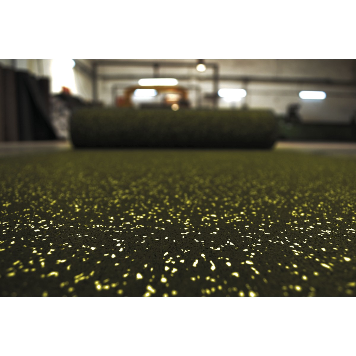 Λαστιχένιο Πάτωμα, Ρολό EPDM, 10x1,2m 8mm Yellow Flecks Beka Rubber