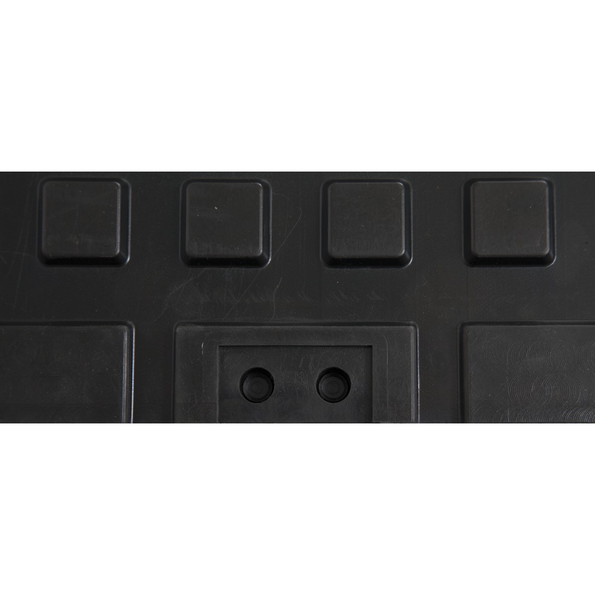 Λαστιχένιο Πάτωμα Original Πλακάκι 100x100cm 15mm Μαύρο Amila 94470