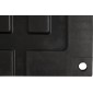 Λαστιχένιο Πάτωμα Original Πλακάκι 100x100cm 15mm Μαύρο Amila 94470