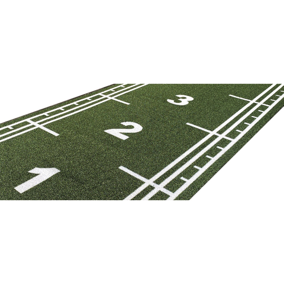 Χλοοτάπητας Sprint Track με Αρίθμηση Μήκους 10m Πράσινο Beka Rubber