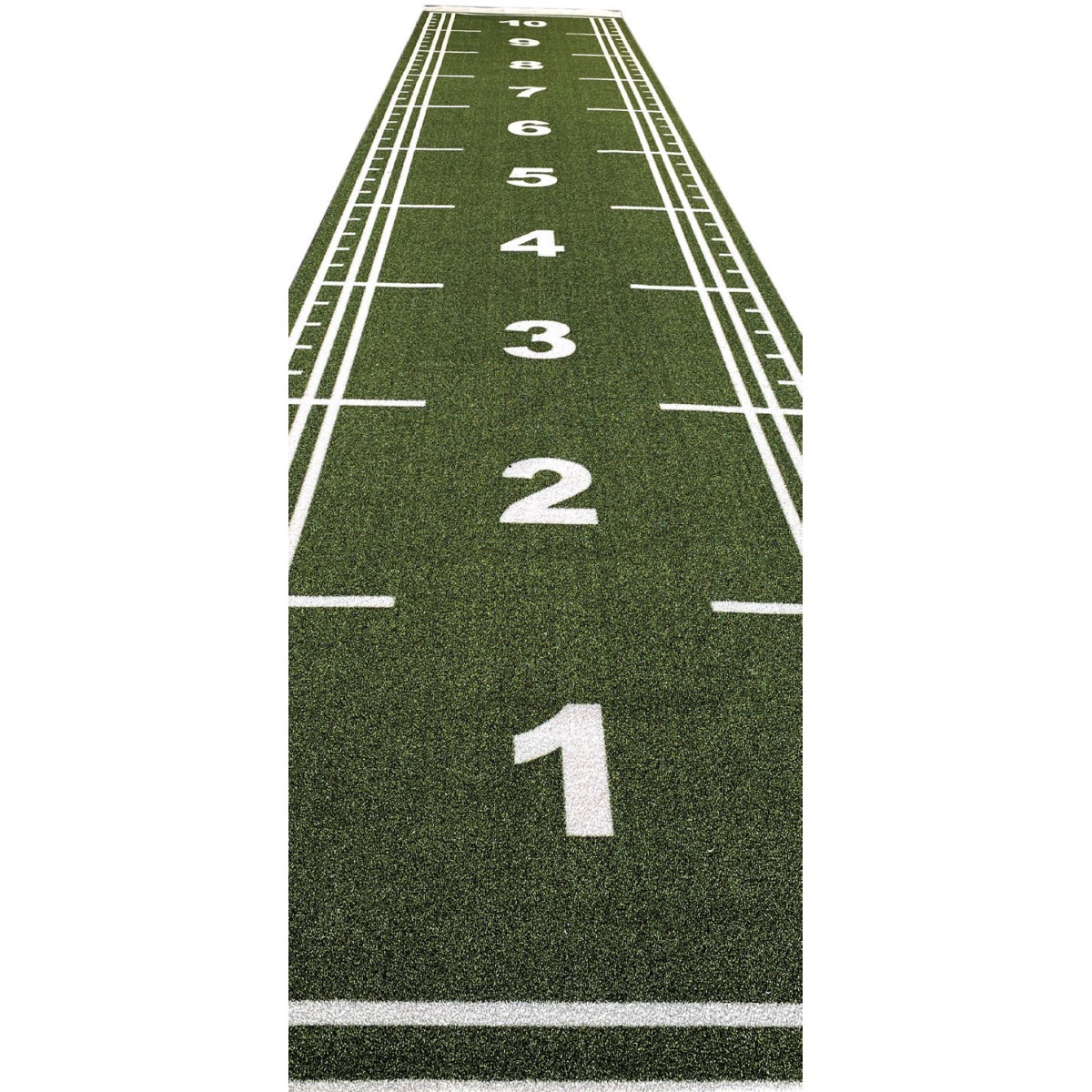 Χλοοτάπητας Sprint Track με Αρίθμηση Μήκους 10m Πράσινο Beka Rubber