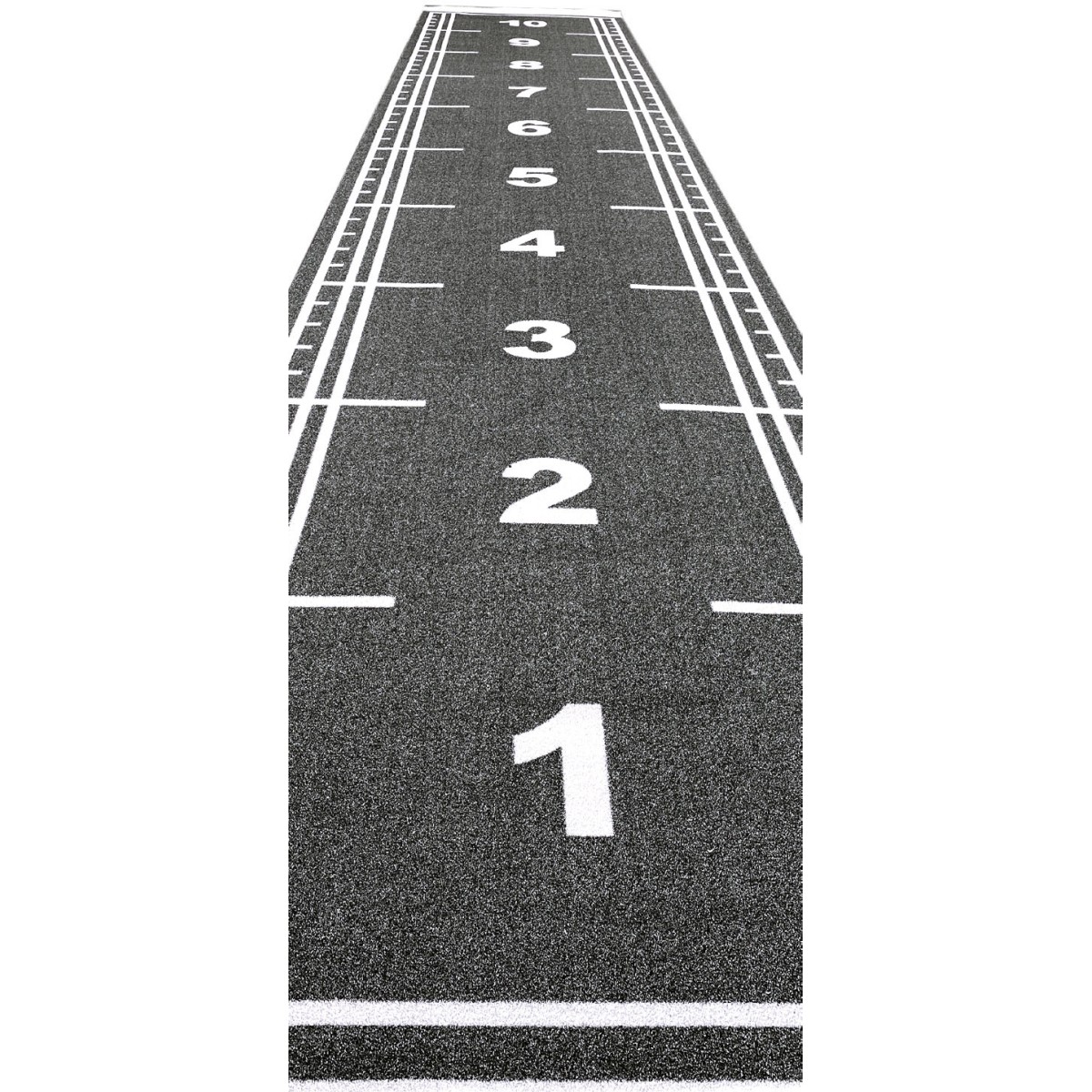 Χλοοτάπητας Sprint Track με Αρίθμηση Μήκους 10m Μαύρο Beka Rubber