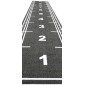 Χλοοτάπητας Sprint Track με Αρίθμηση Μήκους 10m Μαύρο Beka Rubber