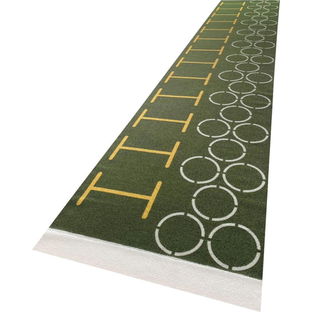 Χλοοτάπητας Sprint Track "Game" με Σχέδια Μήκους 10m Πράσινο Beka Rubber