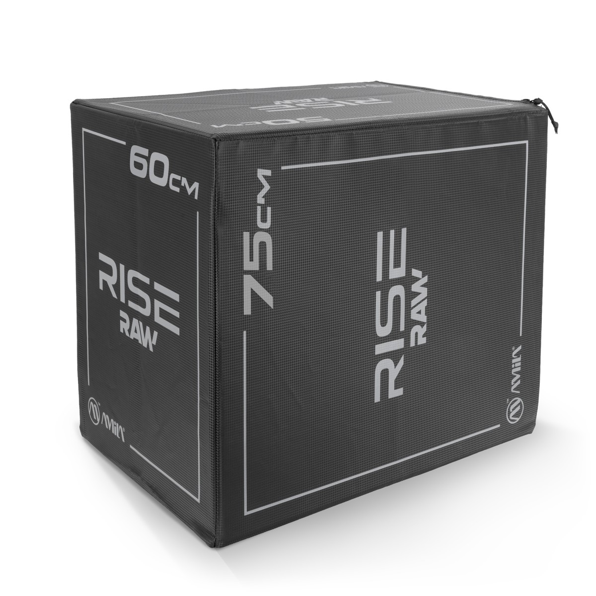 Πλειομετρικό Κουτί Plyo Box Raw Rise 50x60x75 cm - Μαύρο Amila 95147