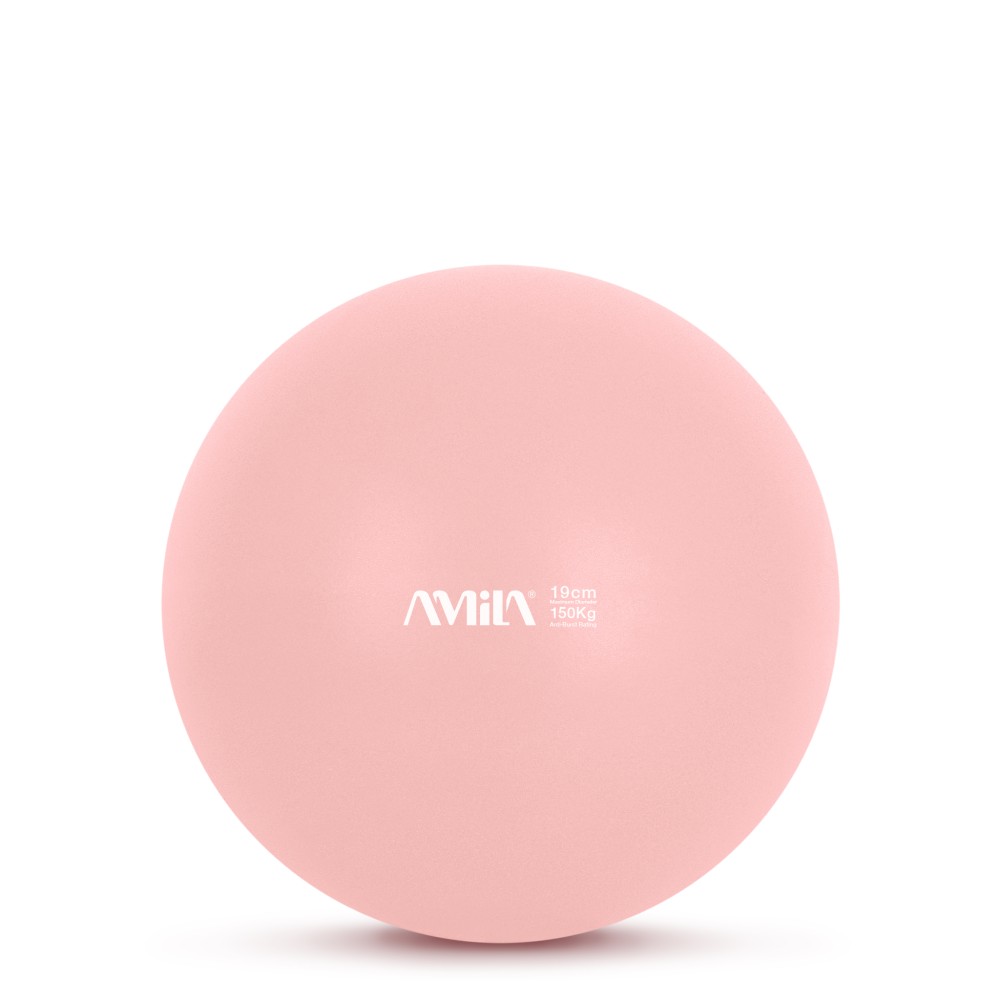 Μπάλα Γυμναστικής AMILA Pilates Ball Trinity (Bulk) 19 cm – Rose Pink 95808