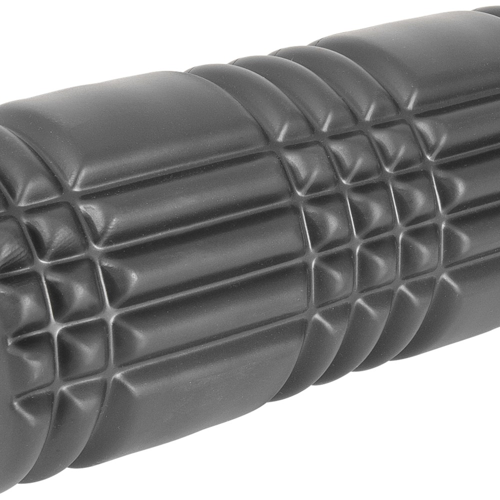 AMILA Foam Roller Plexus Φ14x33cm Μαύρο/Λάιμ 96822 AMILA