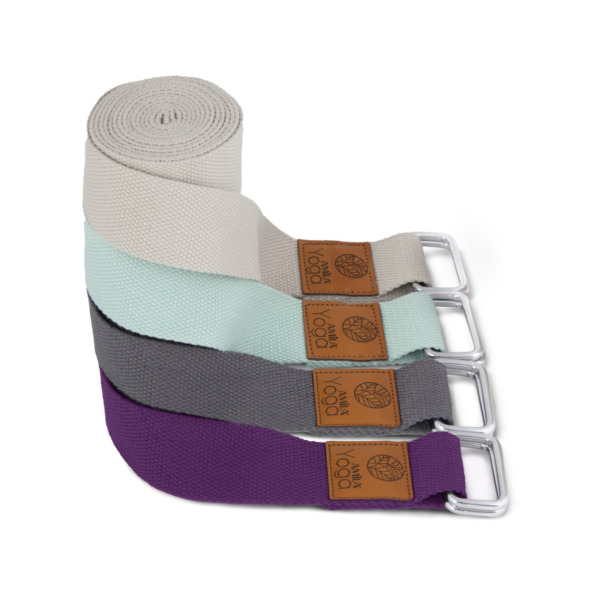 Ζώνη για Power Yoga AMILA Purple