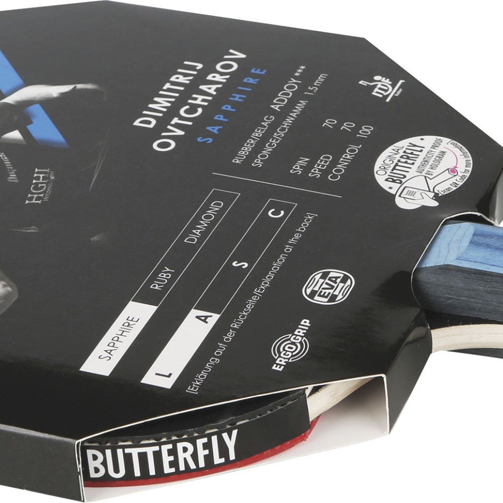 Ρακέτα Ping Pong Dimitrij Ovtcharov Sapphire 97168 Butterfly