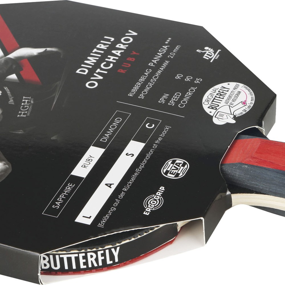 Ρακέτα Ping Pong Dimitrij Ovtcharov Ruby 97169 Butterfly