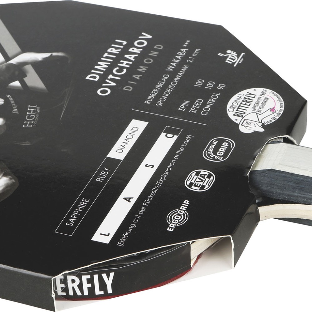 Ρακέτα Ping Pong Dimitrij Ovtcharov Diamond 97170 Butterfly