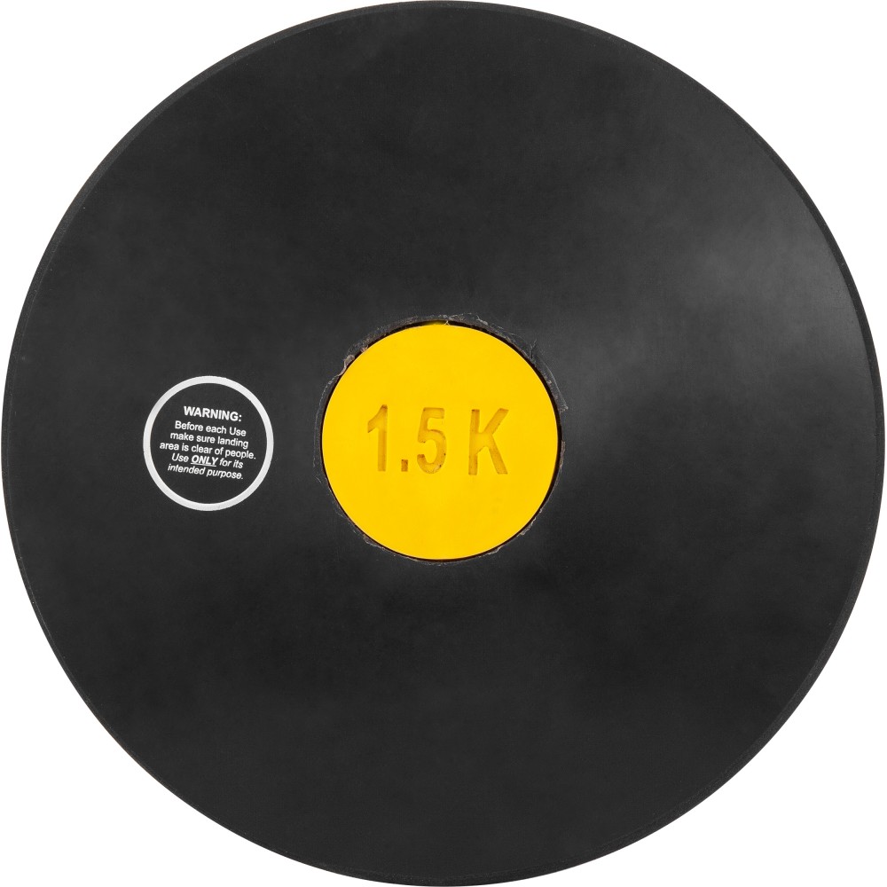 Δίσκος από Μαύρο Λάστιχο 1,5kg Vinex 97710
