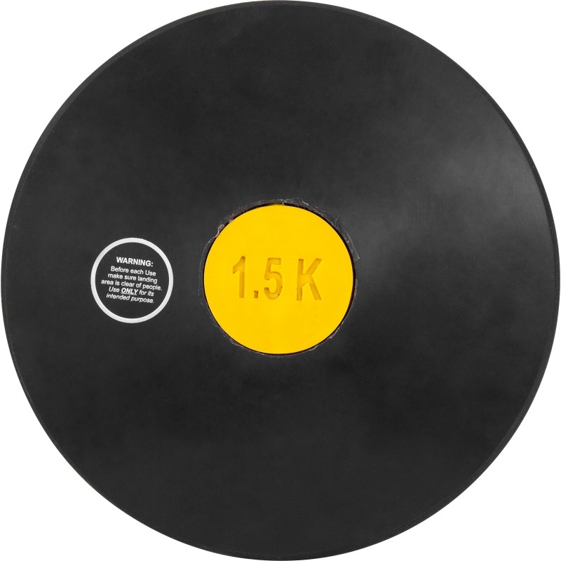 Δίσκος από Μαύρο Λάστιχο 1,5kg Vinex 97710