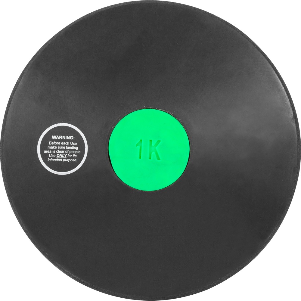Δίσκος από Μαύρο Λάστιχο 1kg Vinex 97711