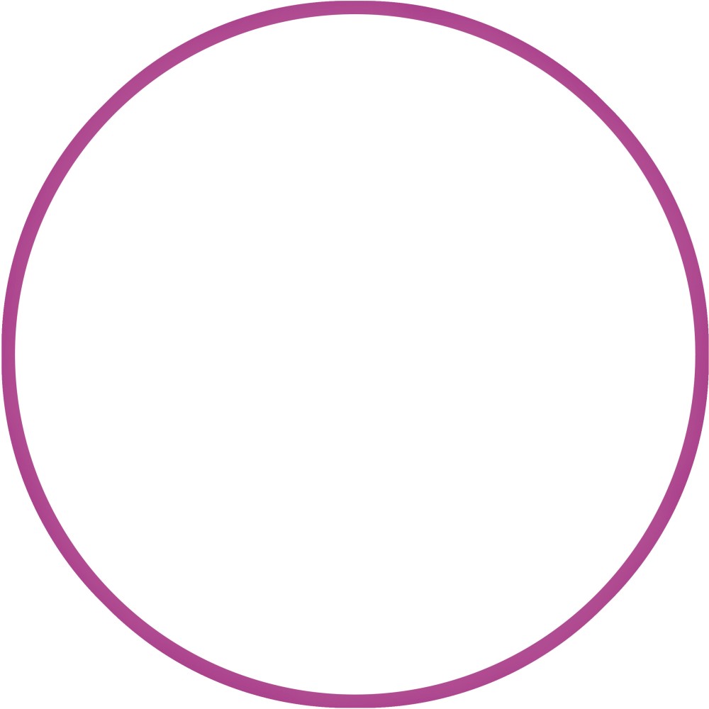 Χούλα-Χουπ HQ 60cm - Φ19mm - 230gr, Φούξια 98801 AMILA