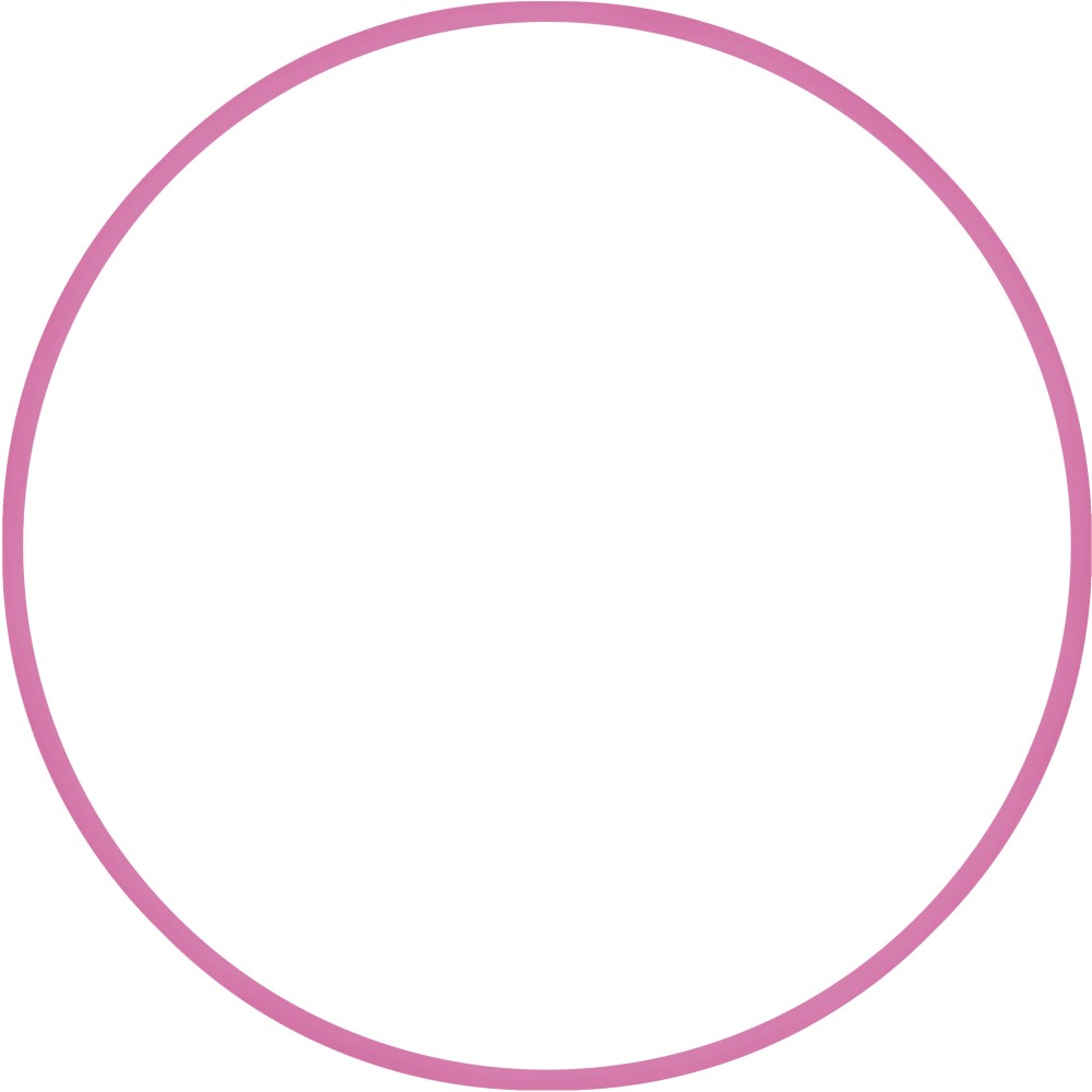 Χούλα-Χουπ HQ 60cm - Φ19mm - 230gr, Ροζ 98802 AMILA