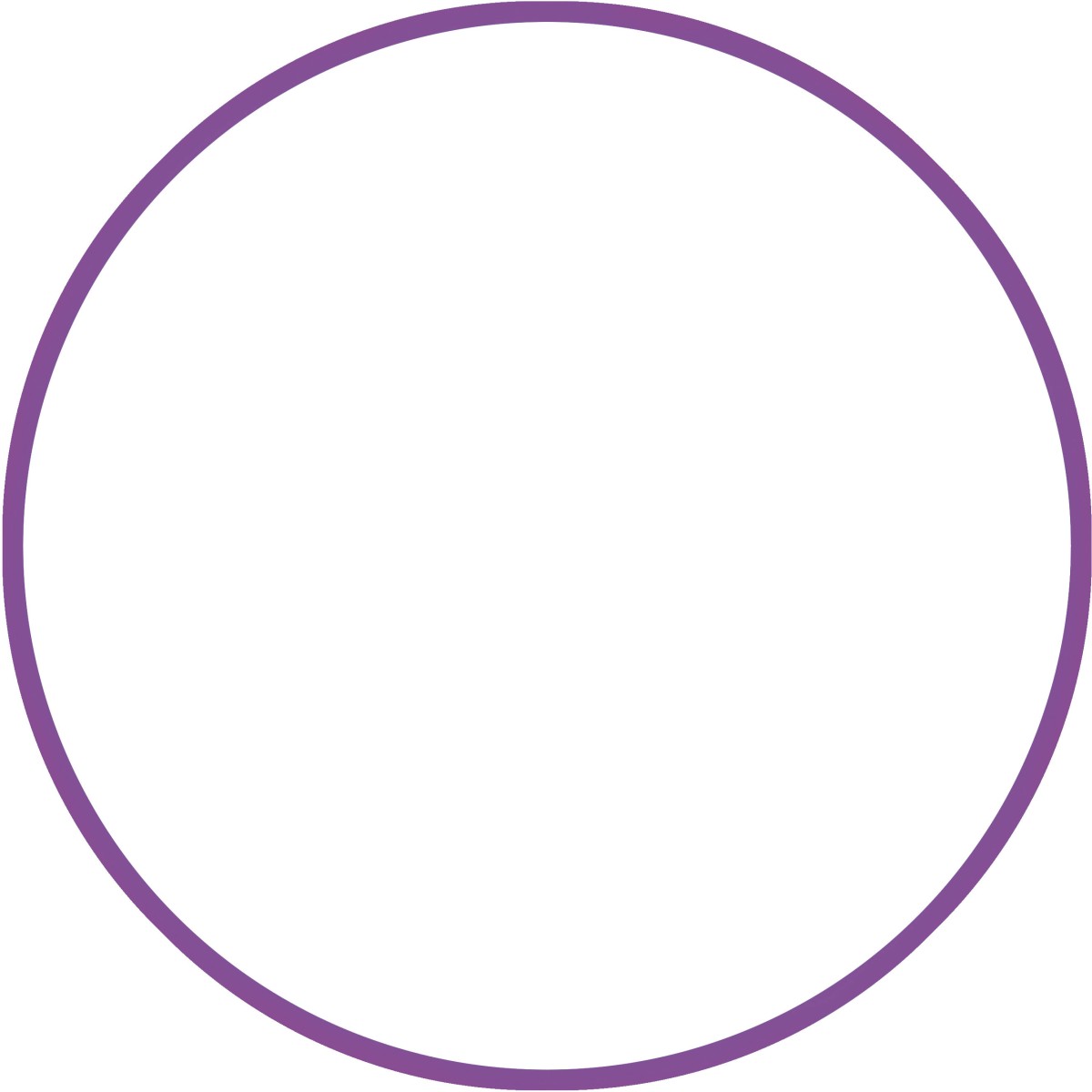 Χούλα-Χουπ HQ 70cm - Φ19mm - 280gr, Μωβ 98813 AMILA