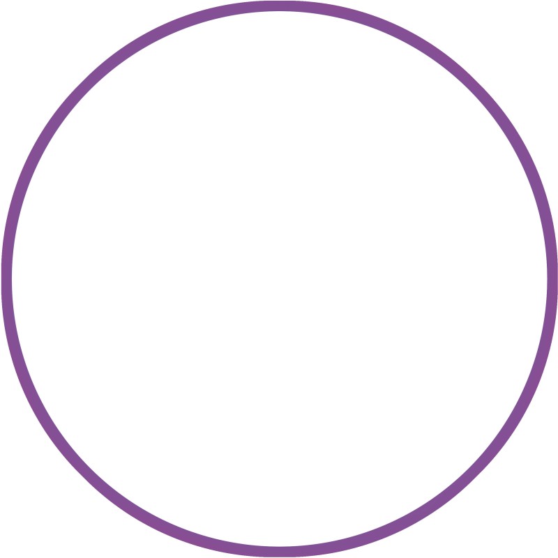 Χούλα-Χουπ HQ 70cm - Φ19mm - 280gr, Μωβ 98813 AMILA