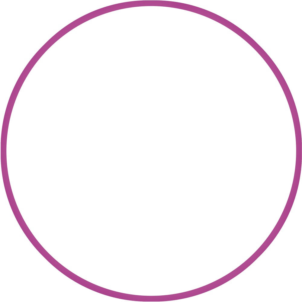 Χούλα Χουπ HQ 80cm - Φ19mm - 330gr, Φούξια 98815 AMILA