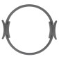 Δαχτυλίδι Pilates Ring Nora Light Storm Grey Amila 99757
