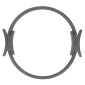 Δαχτυλίδι Pilates Ring Nora Heavy Storm Grey Amila 99759