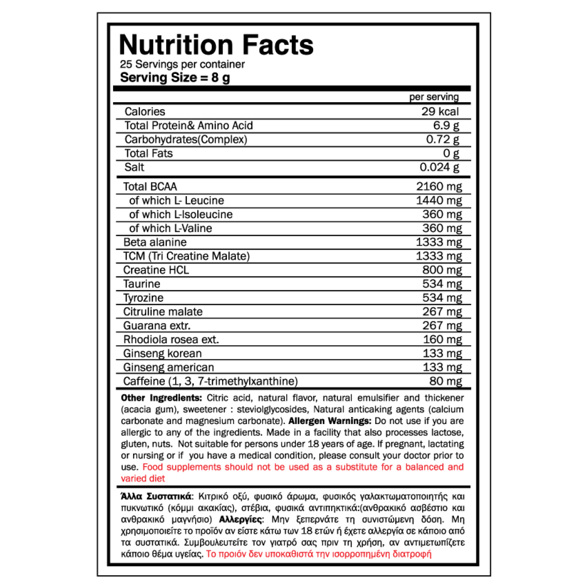 Focus & Power Pre Workout (200g) - GoldTouch Nutrition (Lemon)