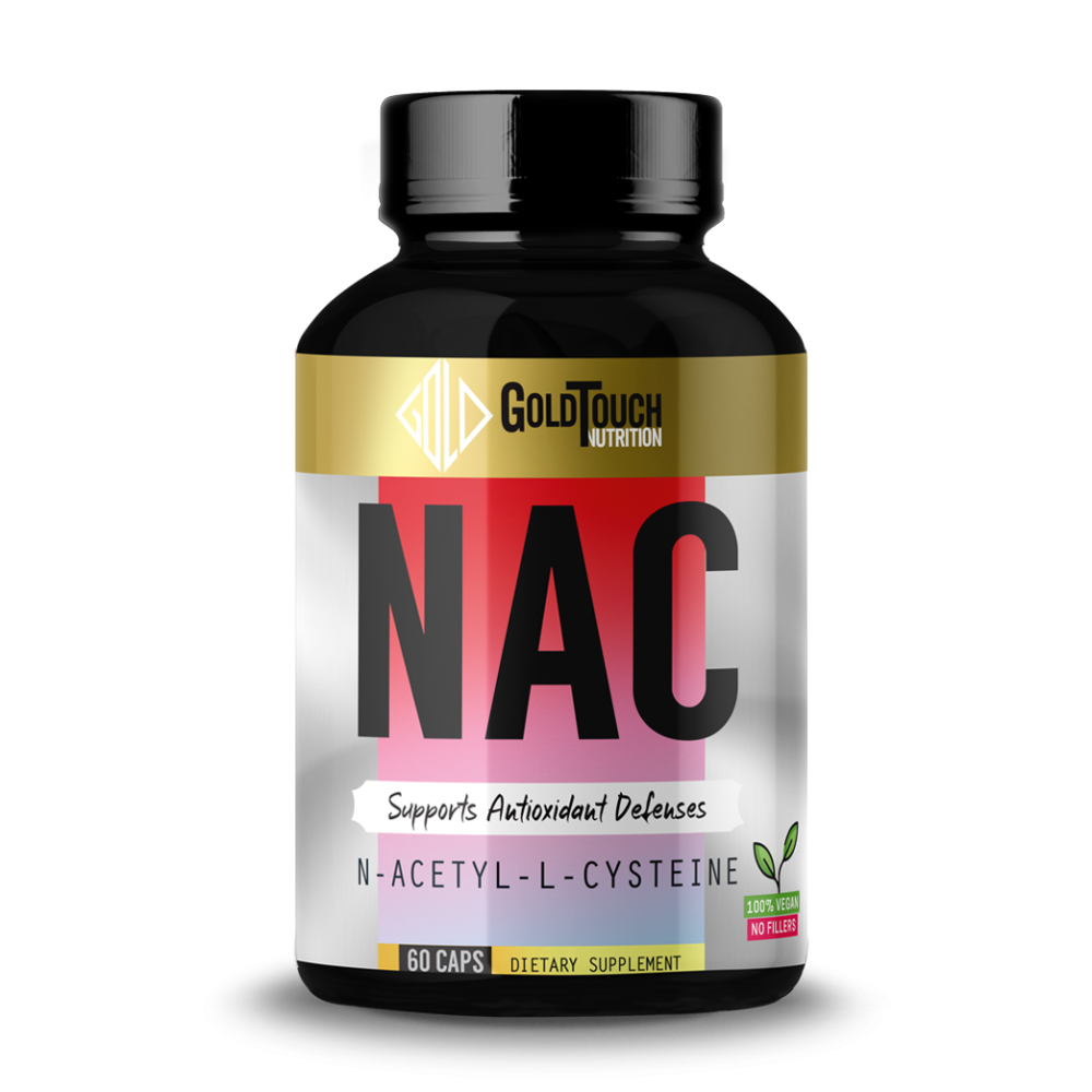 NAC -N-Acetyl Cysteine 800mg -(60 caps) GoldTouch Nutrition
