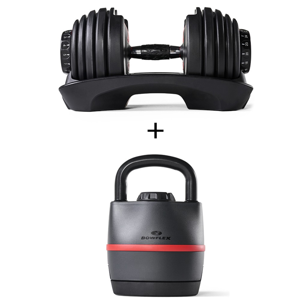 Ρυθμιζόμενος Αλτήρας Bowflex 552I 24KG + Ρυθμιζόμενο Kettlebell 18KG Bowflex 840