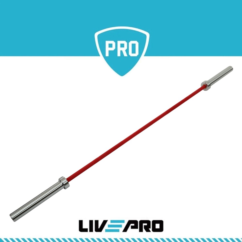 Ολυμπιακή Μπάρα Cerakote 220cm (15kg) (LP-8319-RD) LivePro