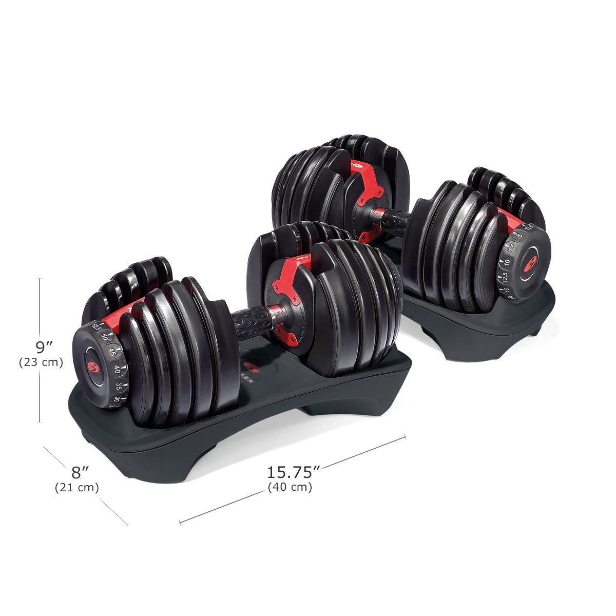 Bowflex® S/Tech 552i Ρυθμιζόμενοι Αλτήρες 24kg(Ζεύγος)