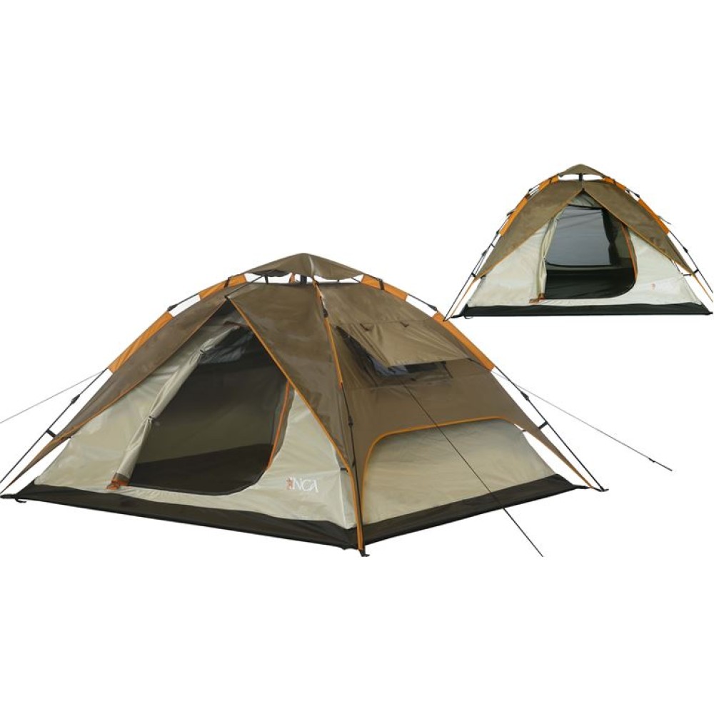 Σκηνή Camping 4 Ατόμων INCA Harmonia Καφέ 0600-002-7
