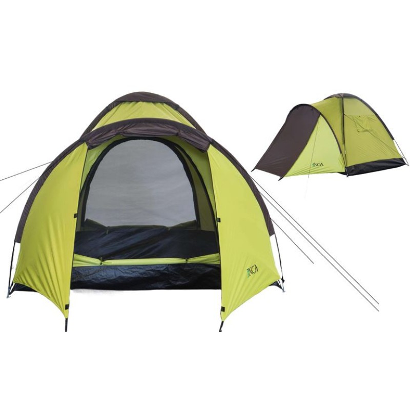 Σκηνή Camping 3 Ατόμων INCA Serenity Πράσινη 0600-005-6