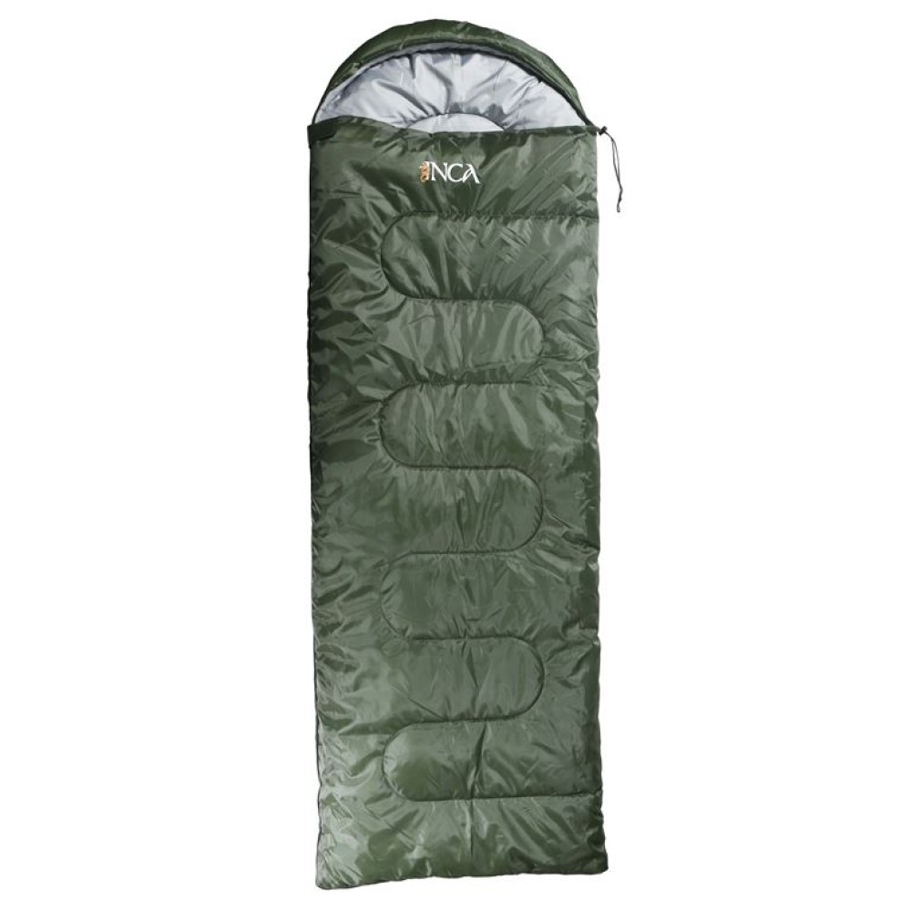 Υπνόσακος INCA Cozy με μαξιλάρι  Χακί 220χ75cm 0600-101-9