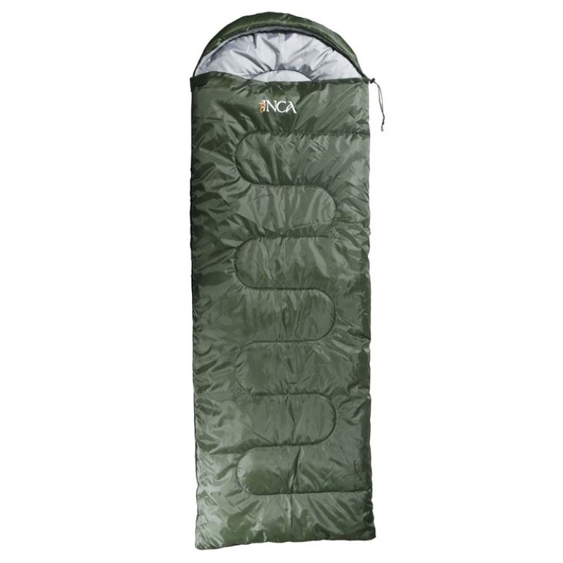 Υπνόσακος INCA Cozy με μαξιλάρι  Χακί 220χ75cm 0600-101-9