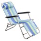Ξαπλώστρα - Πολυθρόνα Παραλίας NC3024 Μπλε SUN LOUNGER NILS CAMP