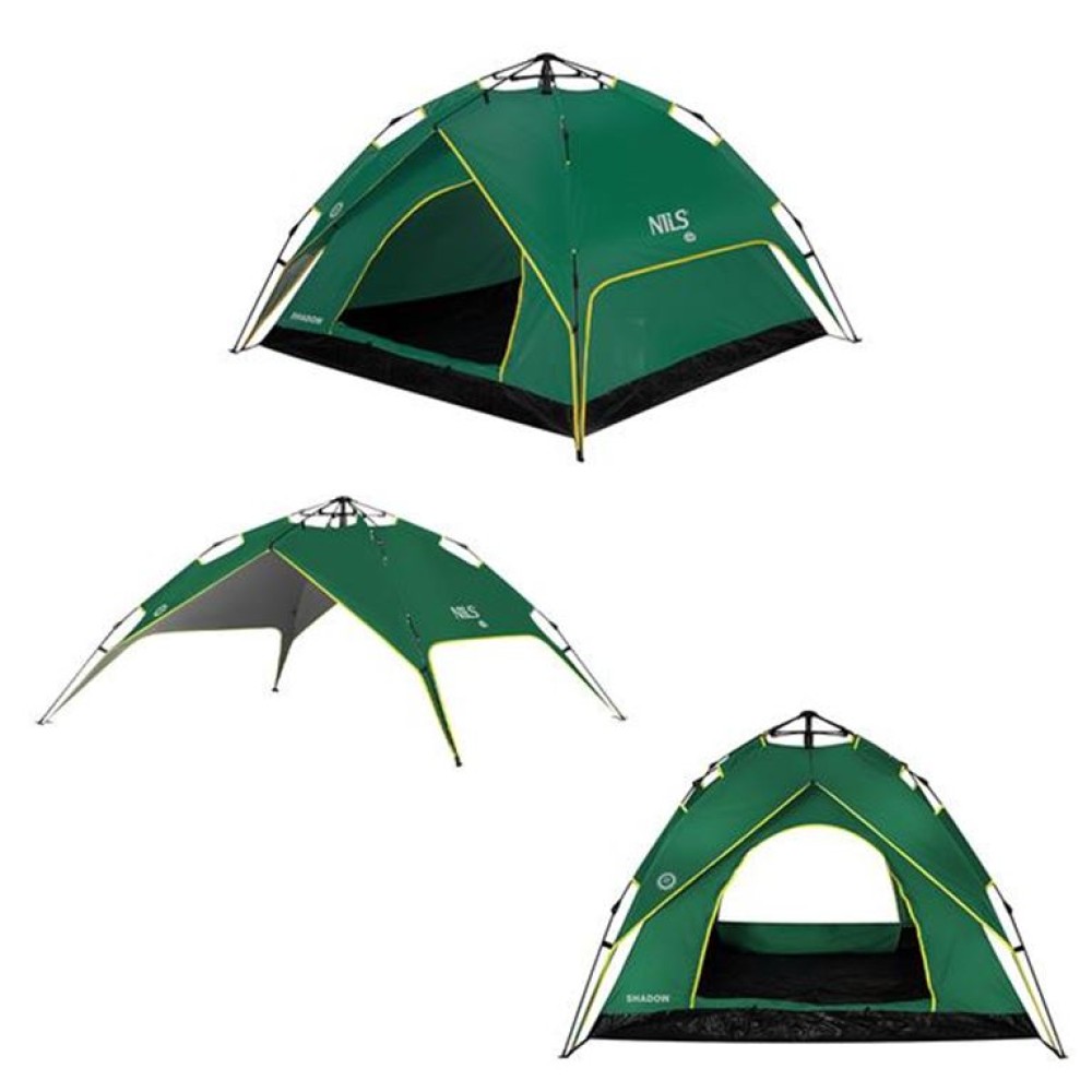 Σκηνή Camping 3 Ατόμων NC7819 Πράσινη TENT SHADOW Nils Camp 15-04-027
