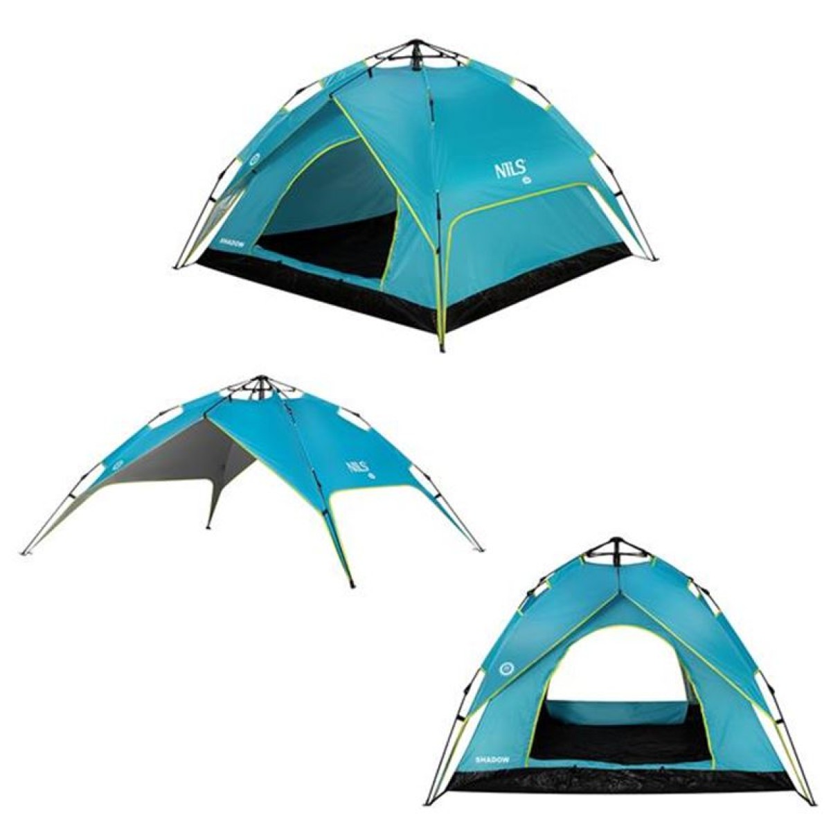 Σκηνή Camping 3 Ατόμων NC7819 Μπλε TENT SHADOW 15-04-028