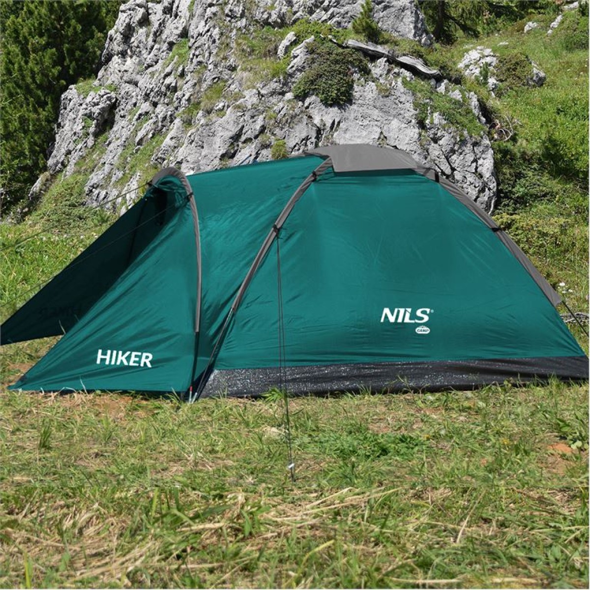 Σκηνή Κάμπινγκ NC6010 HIKER 2 Ατόμων Πράσινη NILS CAMP