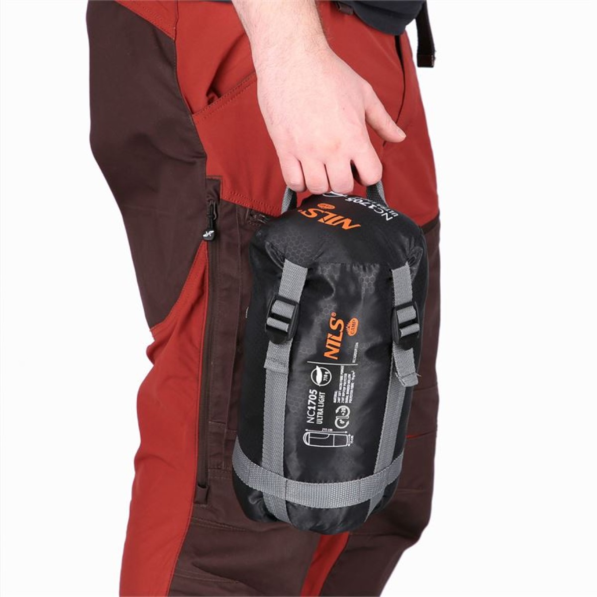 Υπνόσακος Nils Camp NC1705 ULTRA LIGHT Γκρι 710G