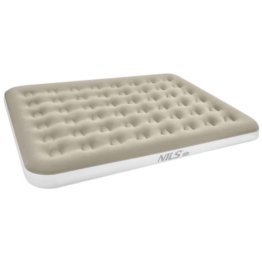 Φουσκωτό Στρώμα Ύπνου XXL Διπλό NILS CAMP NC2803  203x152x22cm Μπεζ