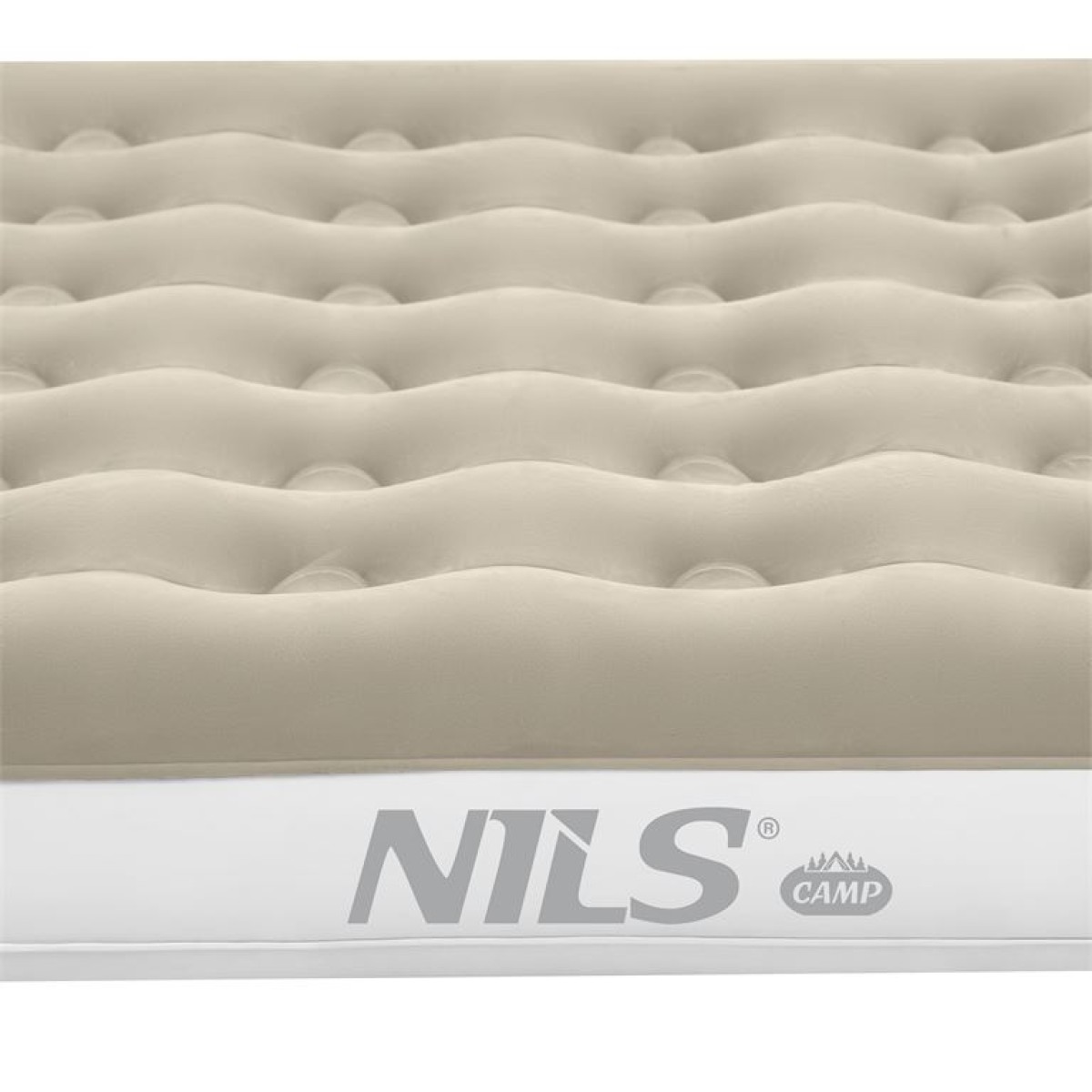 Φουσκωτό Στρώμα Ύπνου XXL Διπλό NILS CAMP NC2803  203x152x22cm Μπεζ