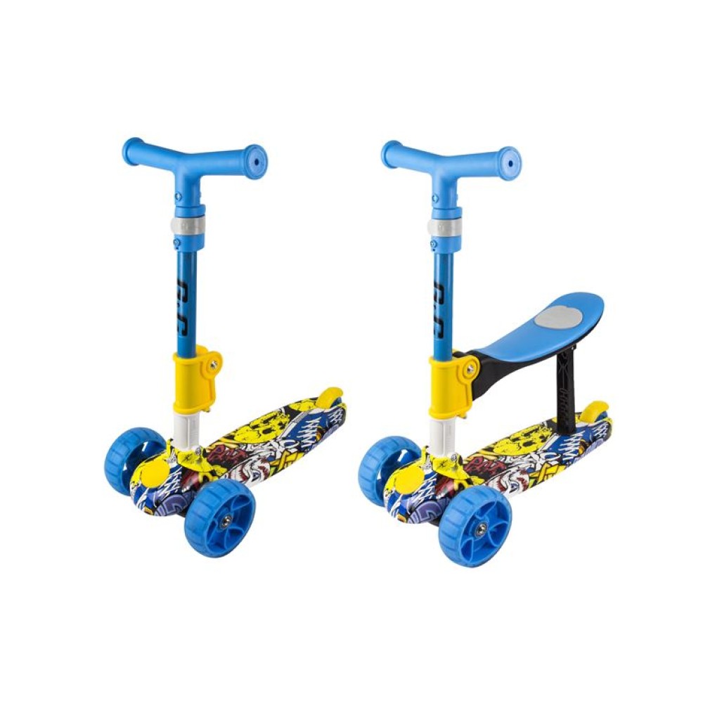 SCOOTER 2σε1 FUN HD0009TW Μπλε GC