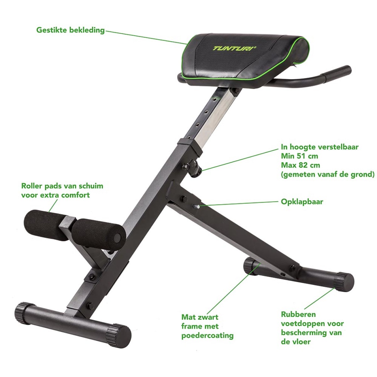 Πάγκος ραχιαίων Tunturi CT40