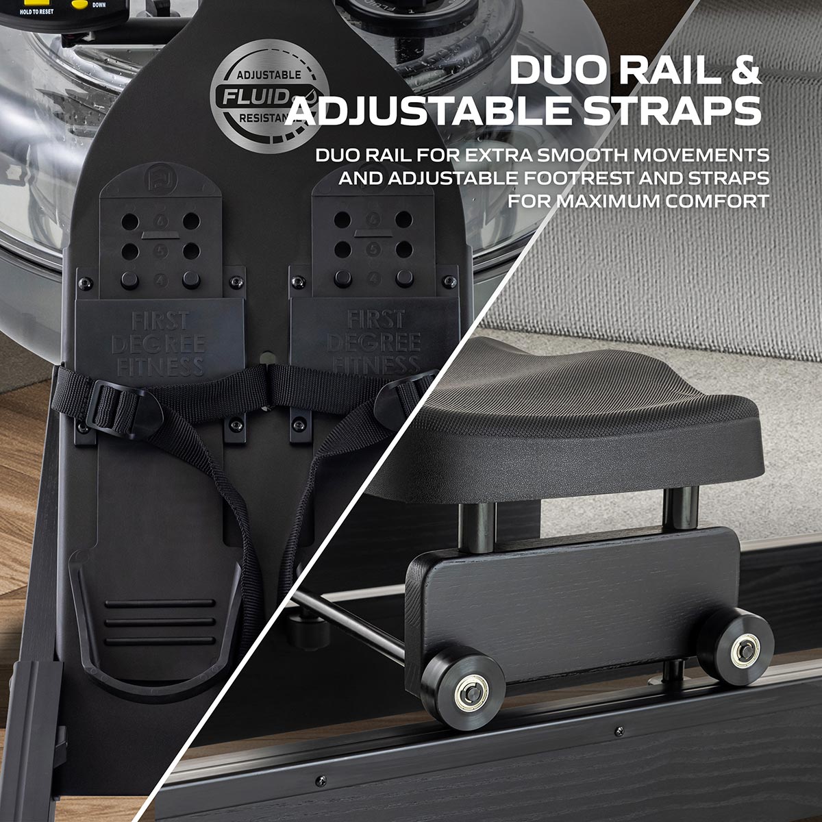 Κωπηλατική Νερού Fluid Apollo Plus Black