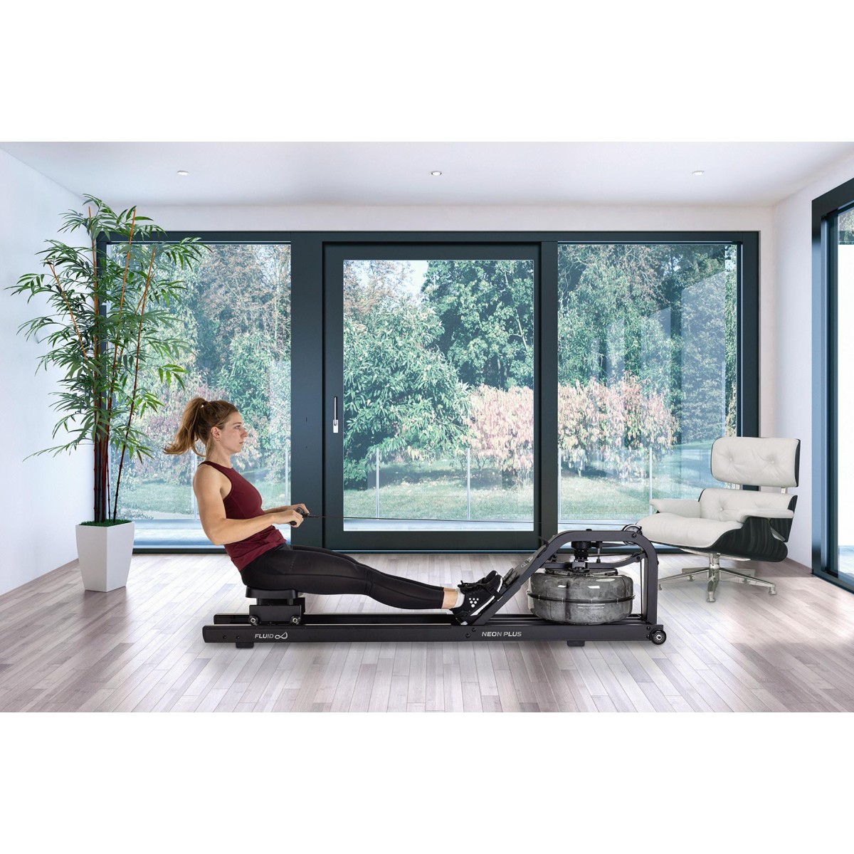 Κωπηλατική Νερού Fluid Neon Plus Black