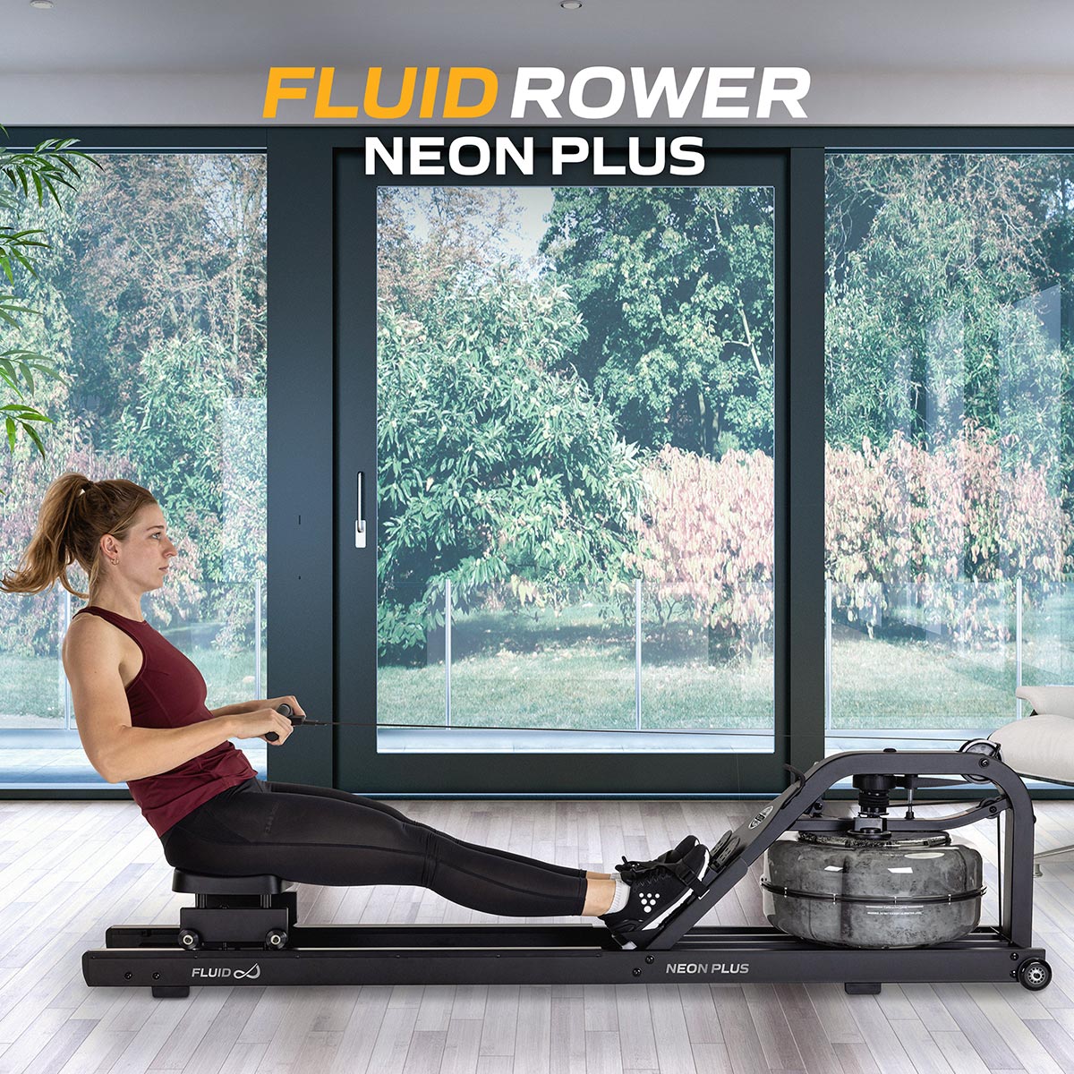 Κωπηλατική Νερού Fluid Neon Plus Black