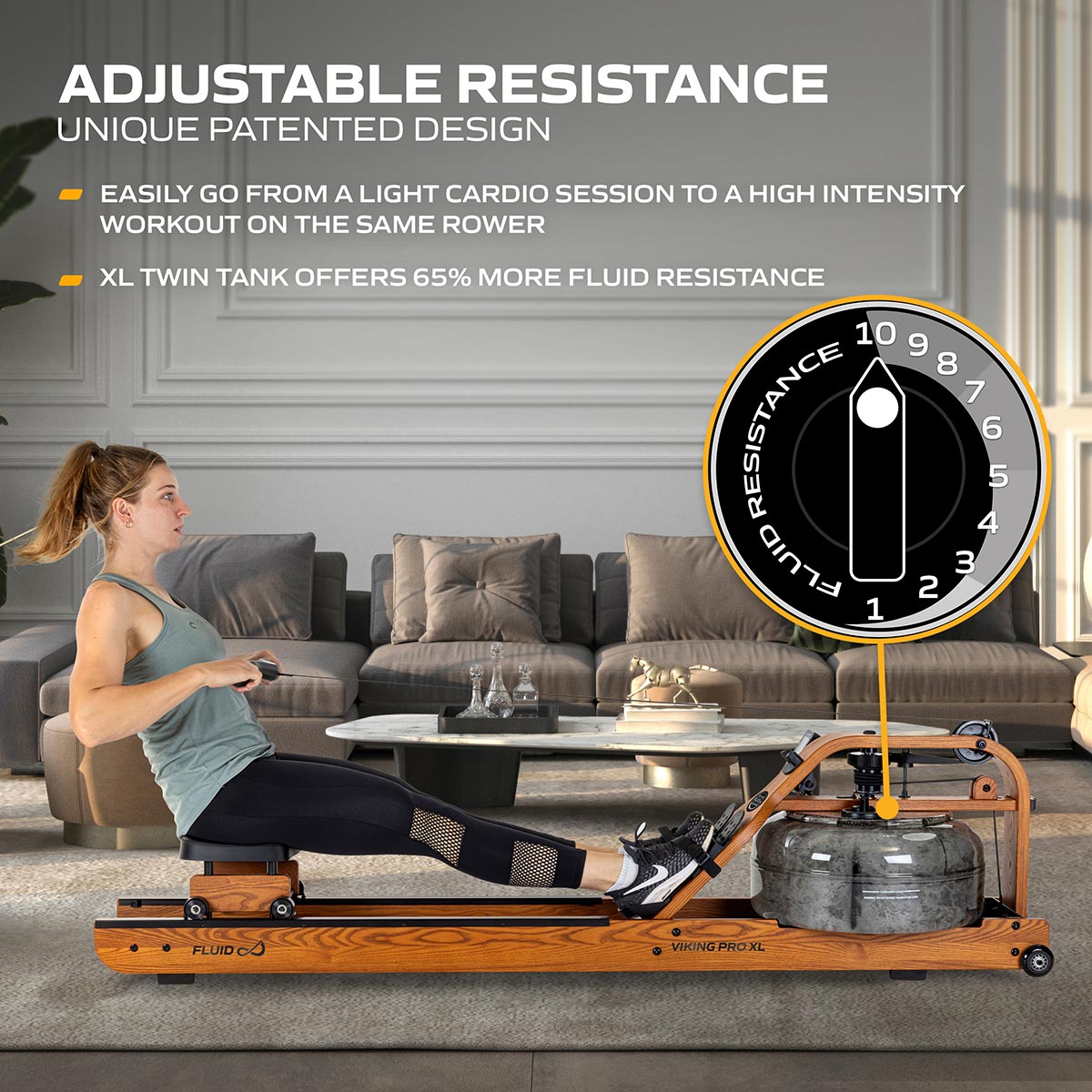 Κωπηλατική Νερού Fluid Viking Pro XL