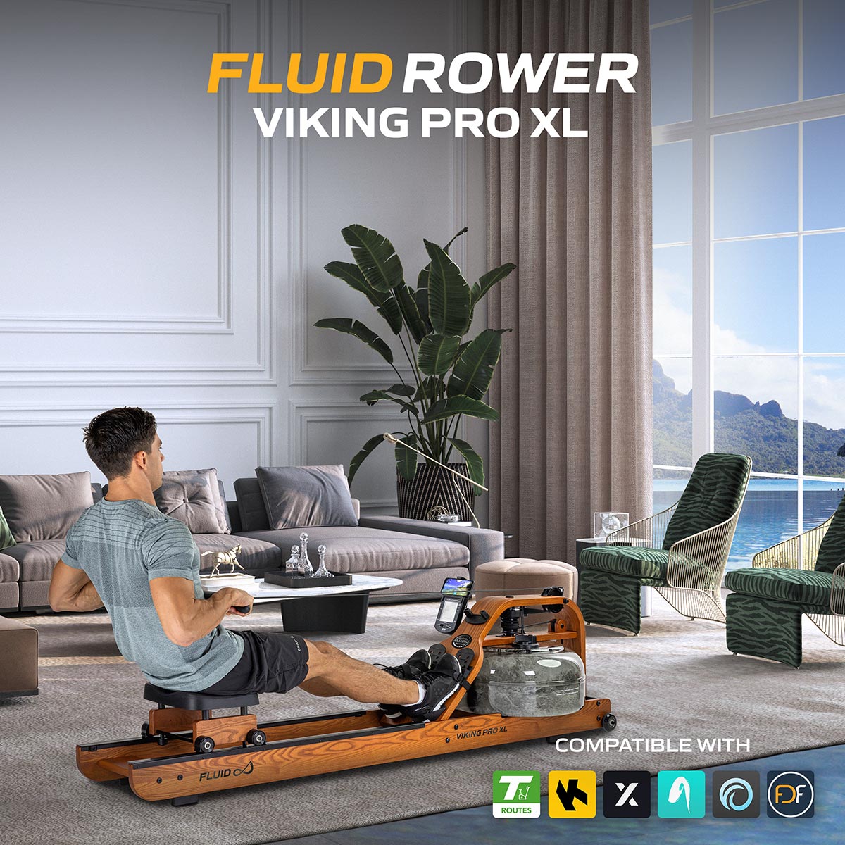 Κωπηλατική Νερού Fluid Viking Pro XL