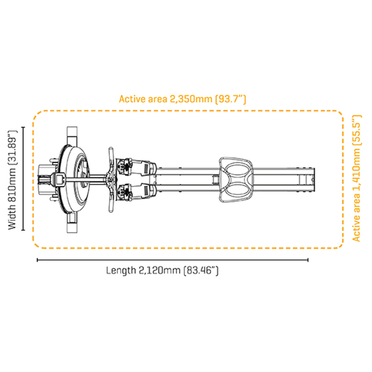 Κωπηλατική Νερού Fluid Vortex VX-2 Silver
